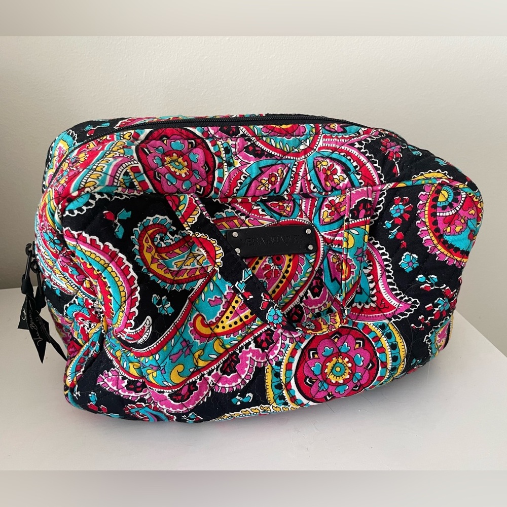 Vera Bradley LARGE cosmetic bag
